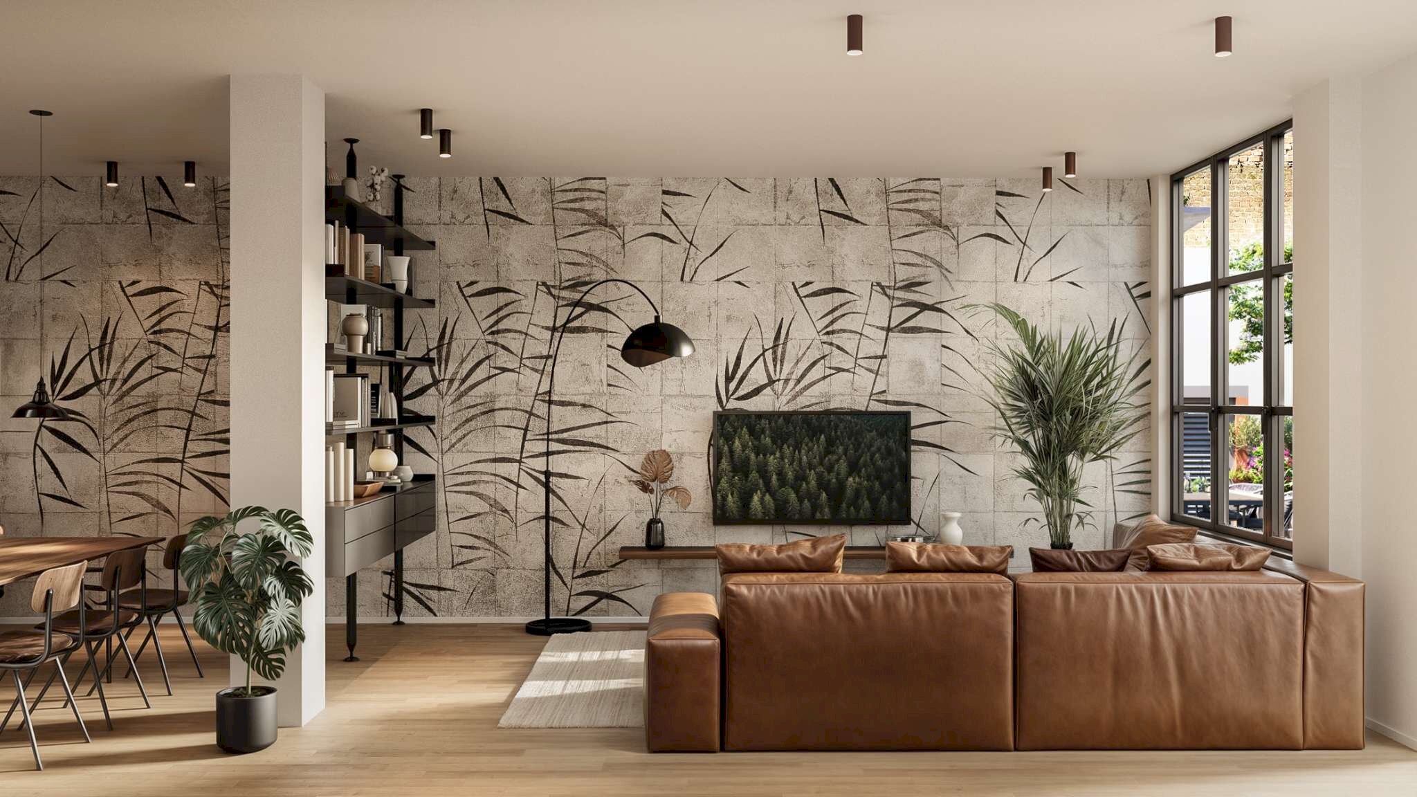 f02_soggiorno - Four-room apartment via Parma, 52, Torino (neighborhood Aurora) - photo 2