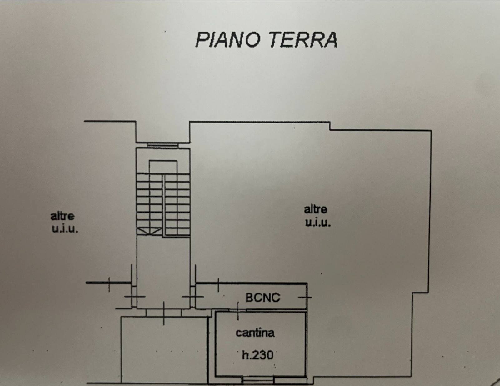 Trilocale via A. de Gasperi, 8, Portalbera - planimetria 1