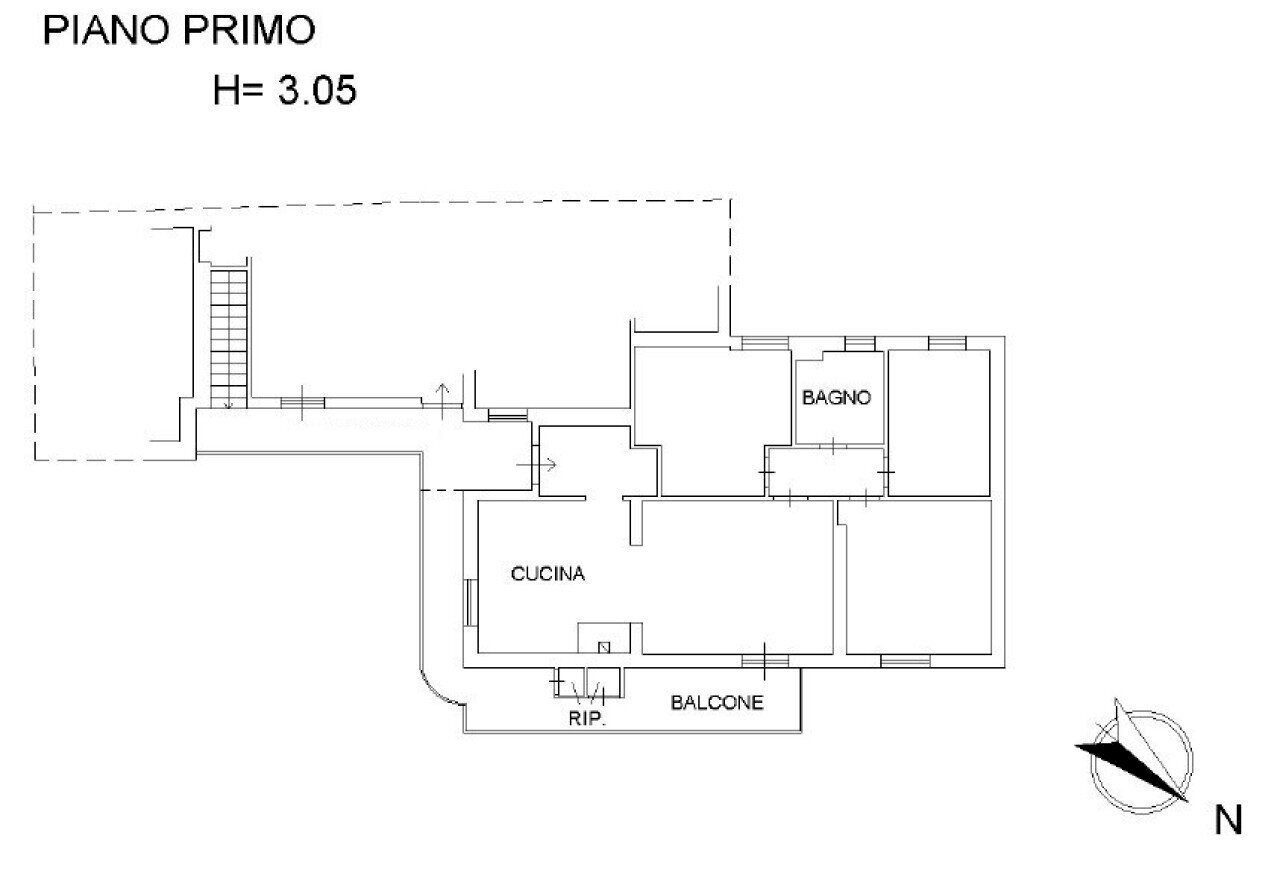 Quadrilocale via Vittoria Colonna, 31, Lariano - planimetria 1