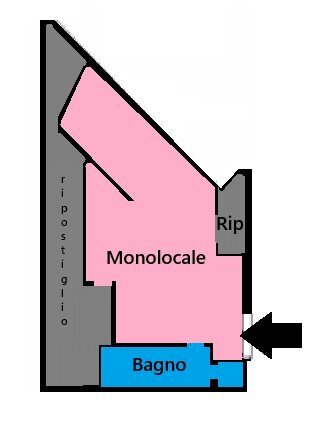 Monolocale San Lazzaro di Savena - planimetria 1