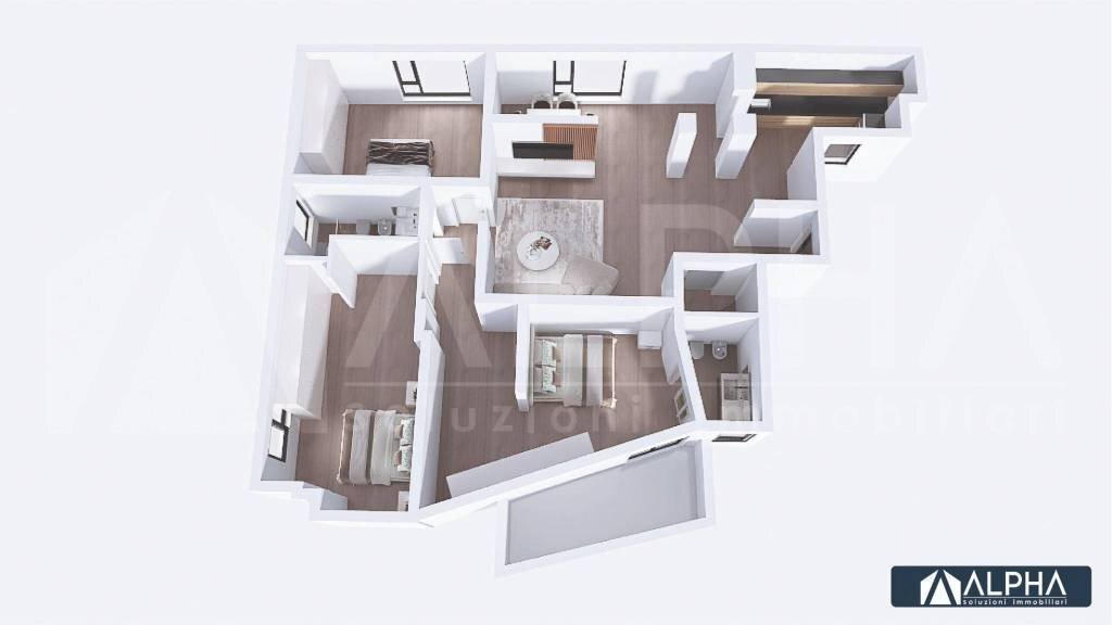 Planimetria - Apartment via Sassofeltrio, Rimini - photo 1