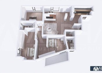 Planimetria - Appartamento via Sassofeltrio, Rimini - foto 1