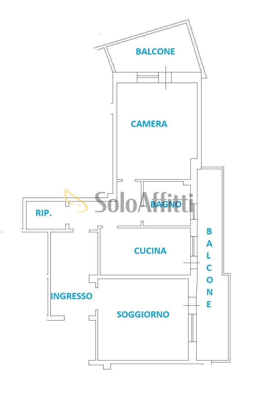 PLN_226612208_1.jpg - Bilocale Via della Bufalotta 15, Roma - planimetria 1