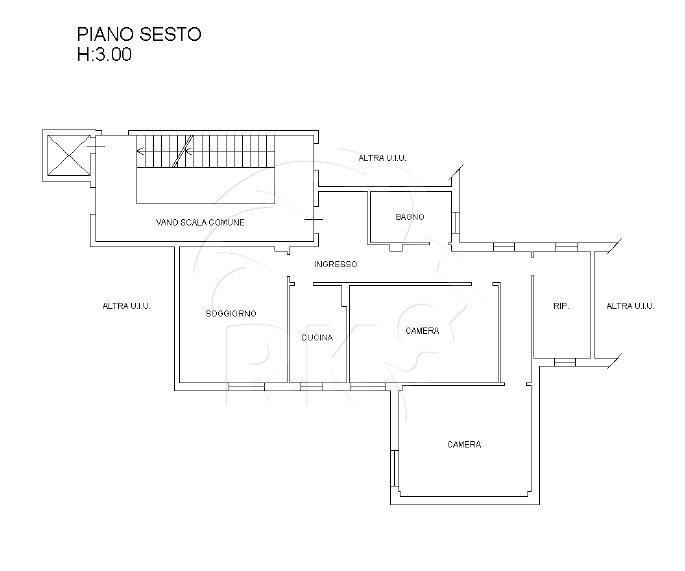 Planimetria - Appartamento Bologna - planimetria 1