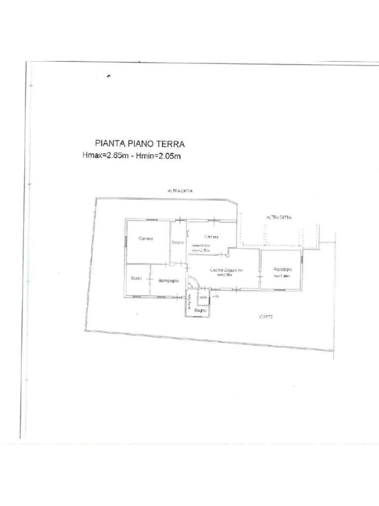 Villa Via Arona, Rivoli - planimetria 1