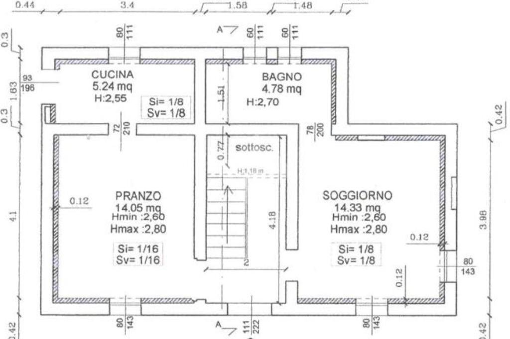 Villa Via Landa, Monte San Pietro - floor plans 1