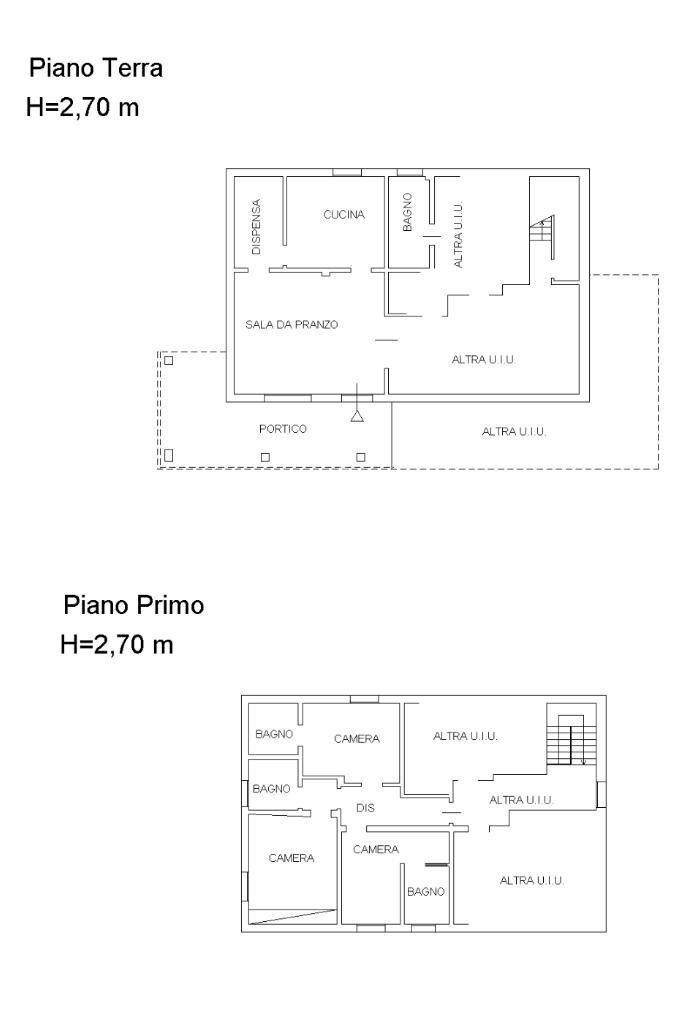 Villa Via Carline, Sala Bolognese - floor plans 1