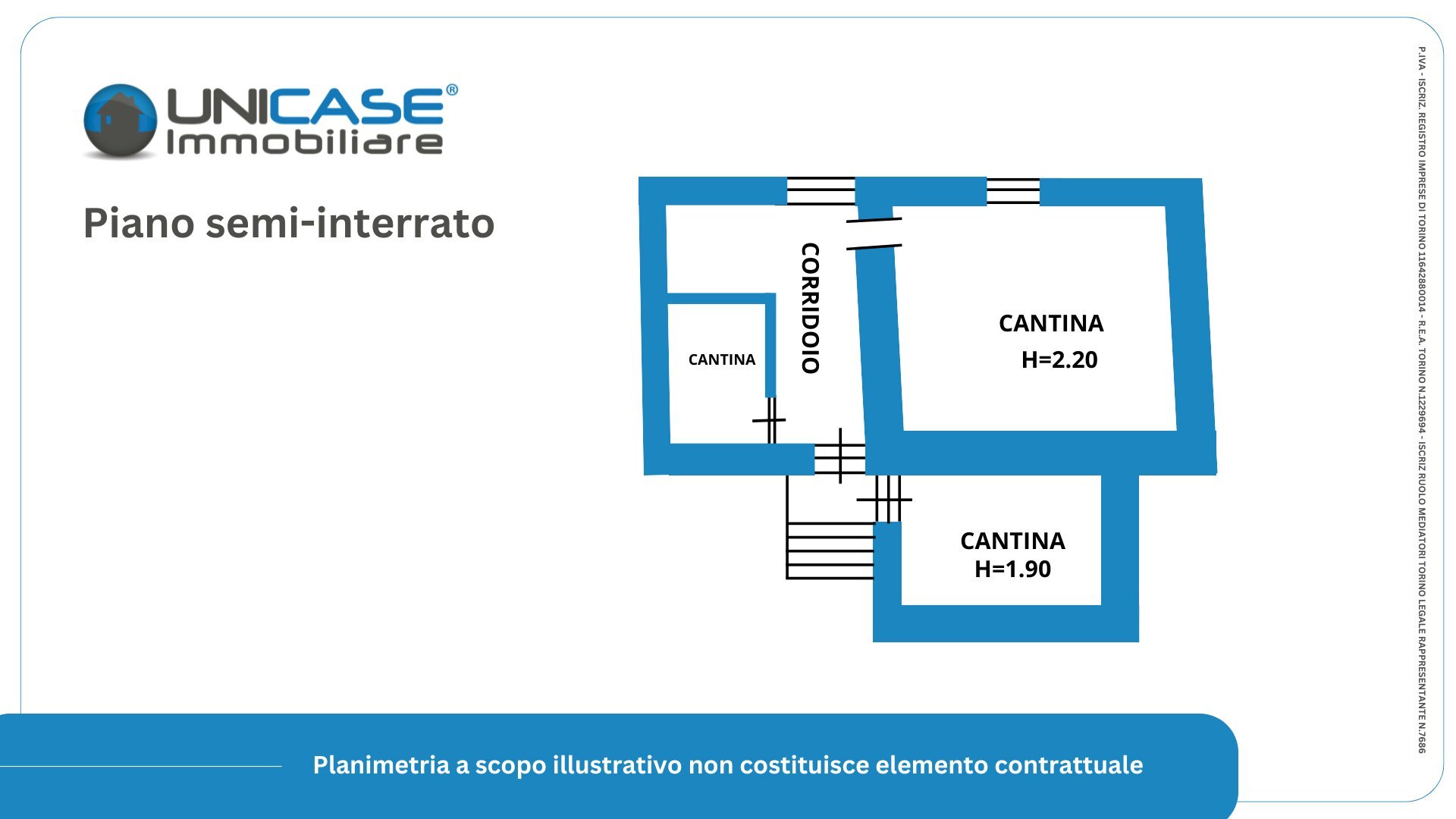 Casale Via Riva Masini, 18, Barge - planimetria 1