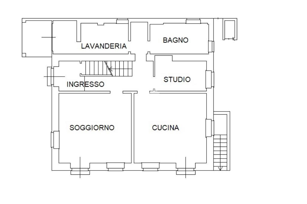 Villa Via Provinciale Revello, Envie - floor plans 1