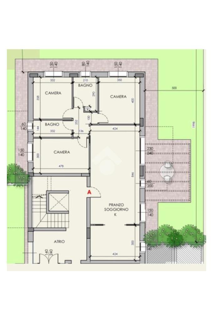 Appartamento Via Raffaello, Castelnuovo Rangone - planimetria 1