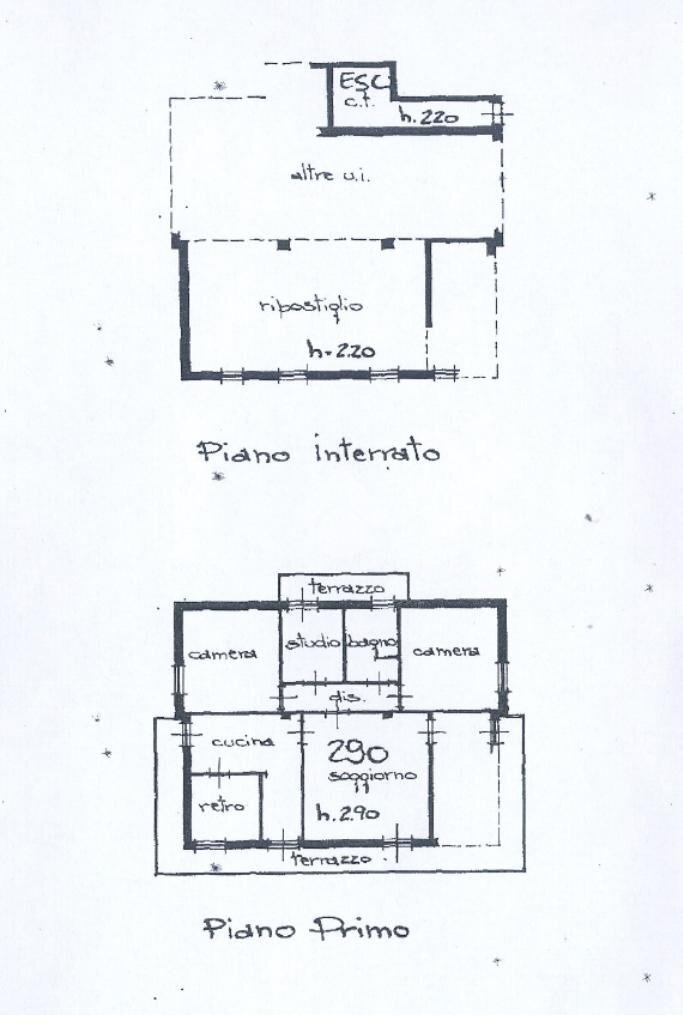 Three-room apartment Via Silvio Pellico, Savignano sul Rubicone - floor plans 1