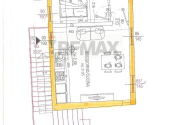 Pianta 2D - Two-room apartment Cascina Padregnana, Robecchetto con Induno - photo 19