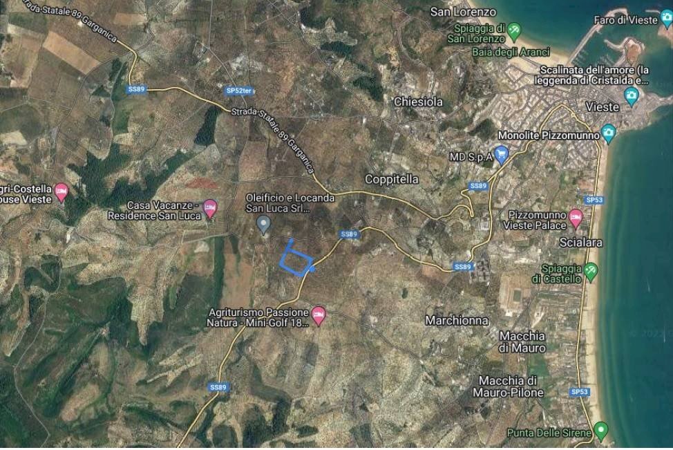 mappa - Rustico Località Focareta
 
SNC, Vieste - planimetria 1