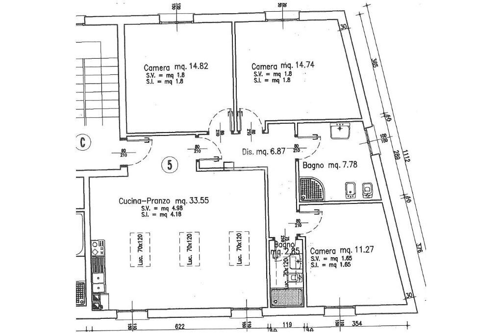 Quadrilocale Via Provinciale, Valsamoggia (zona Albareto - Mulini Nuovi) - planimetria 1
