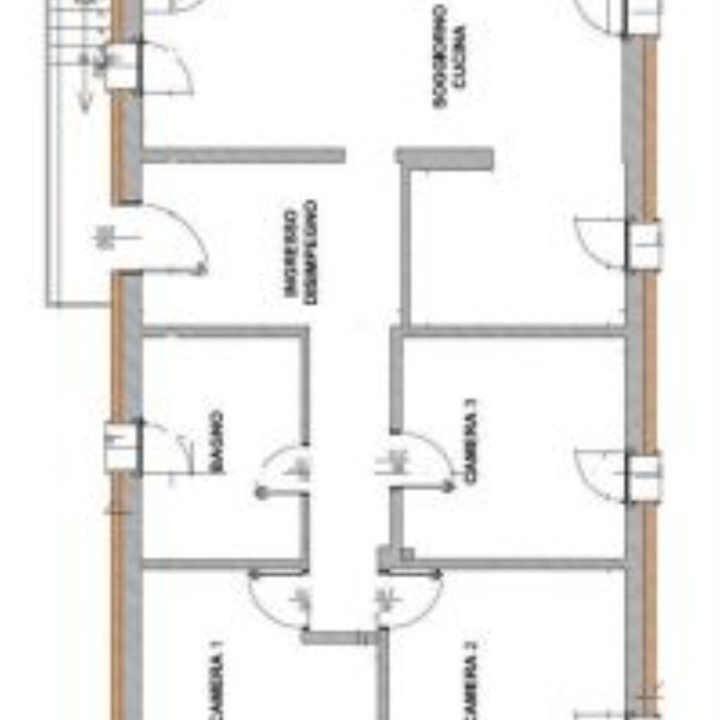 Four-room apartment Via Conte, 4, Sala Bolognese - floor plans 1