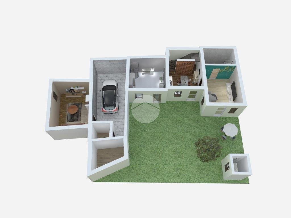 Independent house Via C. Battisti, Candia Canavese - floor plans 1