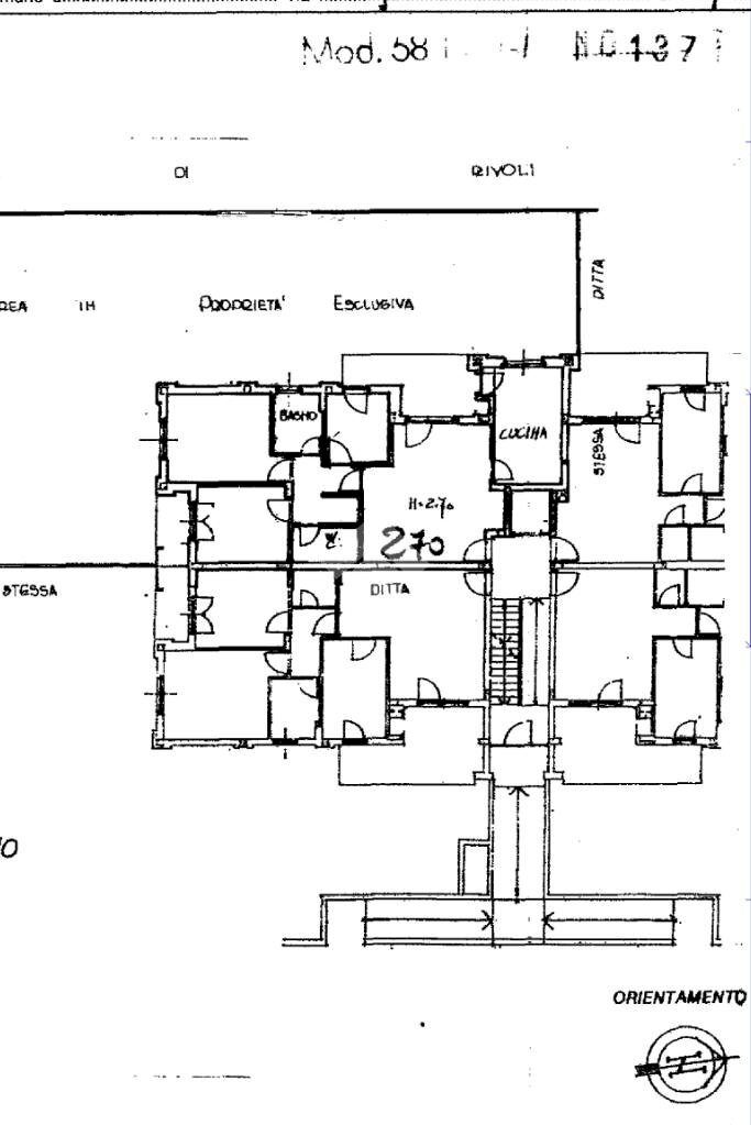Appartamento Via Frejus, Rivoli - planimetria 1
