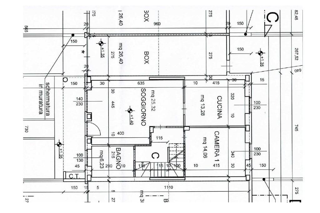 Porzione di casa Via Carignano, Rivalta di Torino - planimetria 1