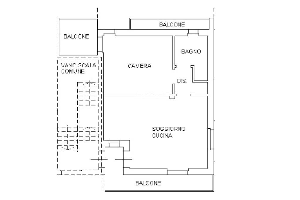 Bilocale Via Ugo La Malfa, Corbetta - planimetria 1