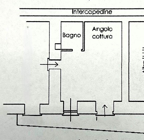 Monolocale via Antica Romana, Camogli - planimetria 1