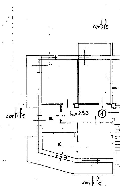 Three-room apartment Frazione Vigna, 151, Chiusa di Pesio - floor plans 1