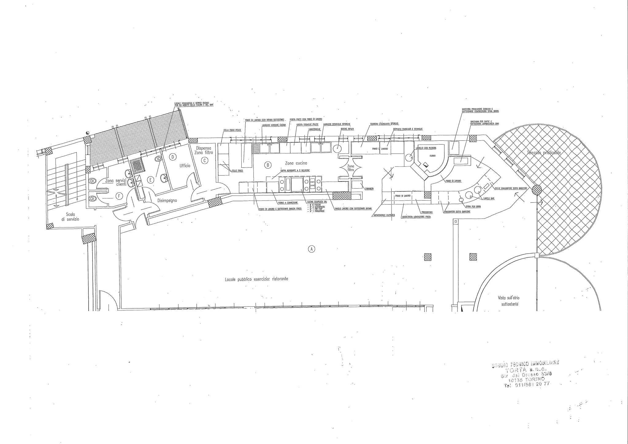 Restaurant Chieri - floor plans 1