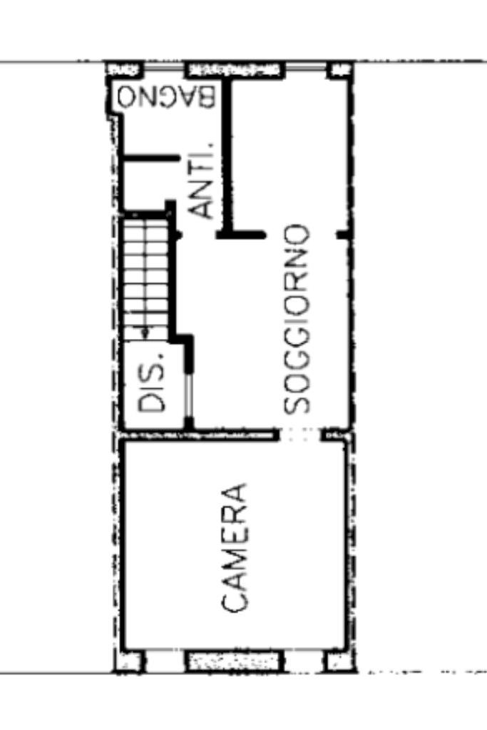 Two-room apartment Via Campagnola, Carpi - floor plans 1