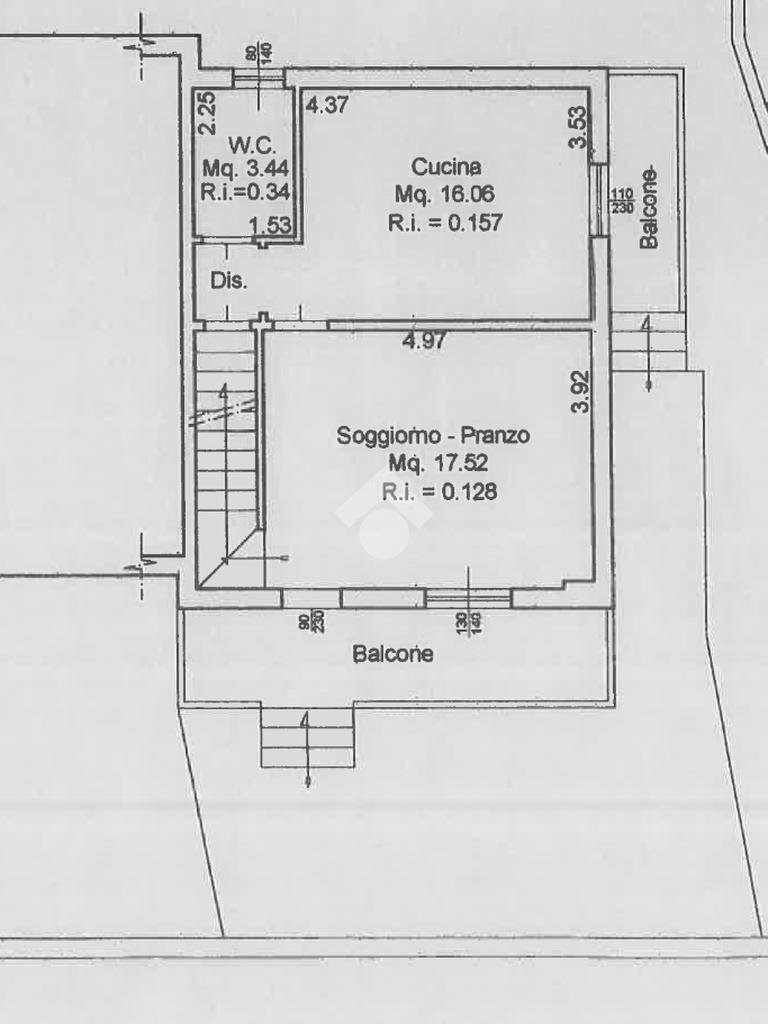 Terraced Villa Viale Litorale Marina, Cesenatico - floor plans 1