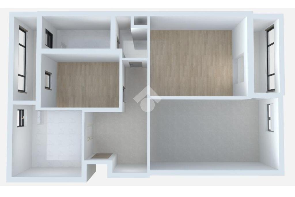 Trilocale Via longarone, Milano (zona Quarto Oggiaro) - planimetria 1