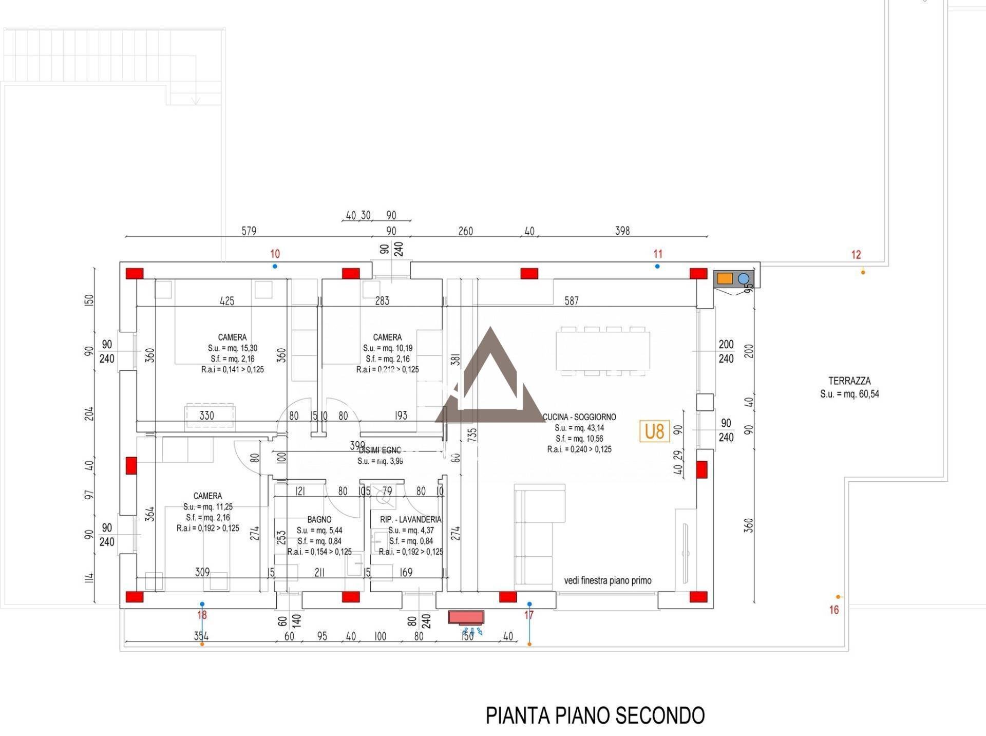 Foto 45 - Attic Via Postioma di Salvarosa
 
16, Castelfranco Veneto - floor plans 1