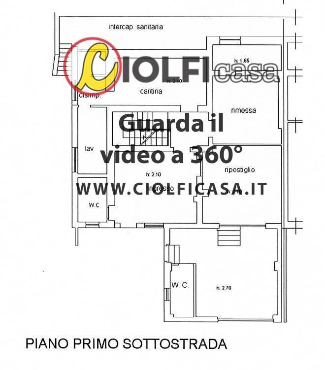 Foto 52 - Villa Cassino - planimetria 1