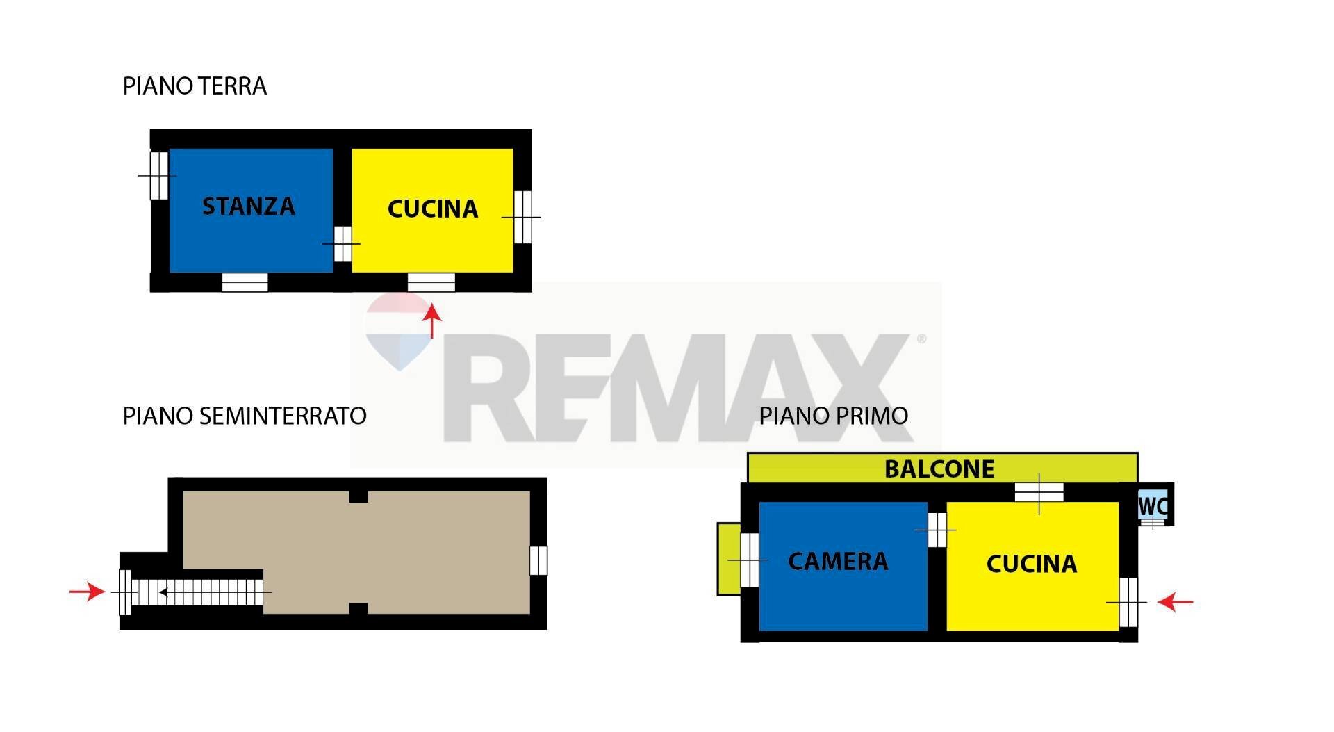 Pianta 2D - Casa semi indipendente via Cesare Battisti
 
10, Casoria - planimetria 1