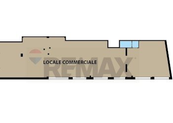 Pianta 2D - Negozio via Giustino Fortunato
 
47, Casoria - foto 7