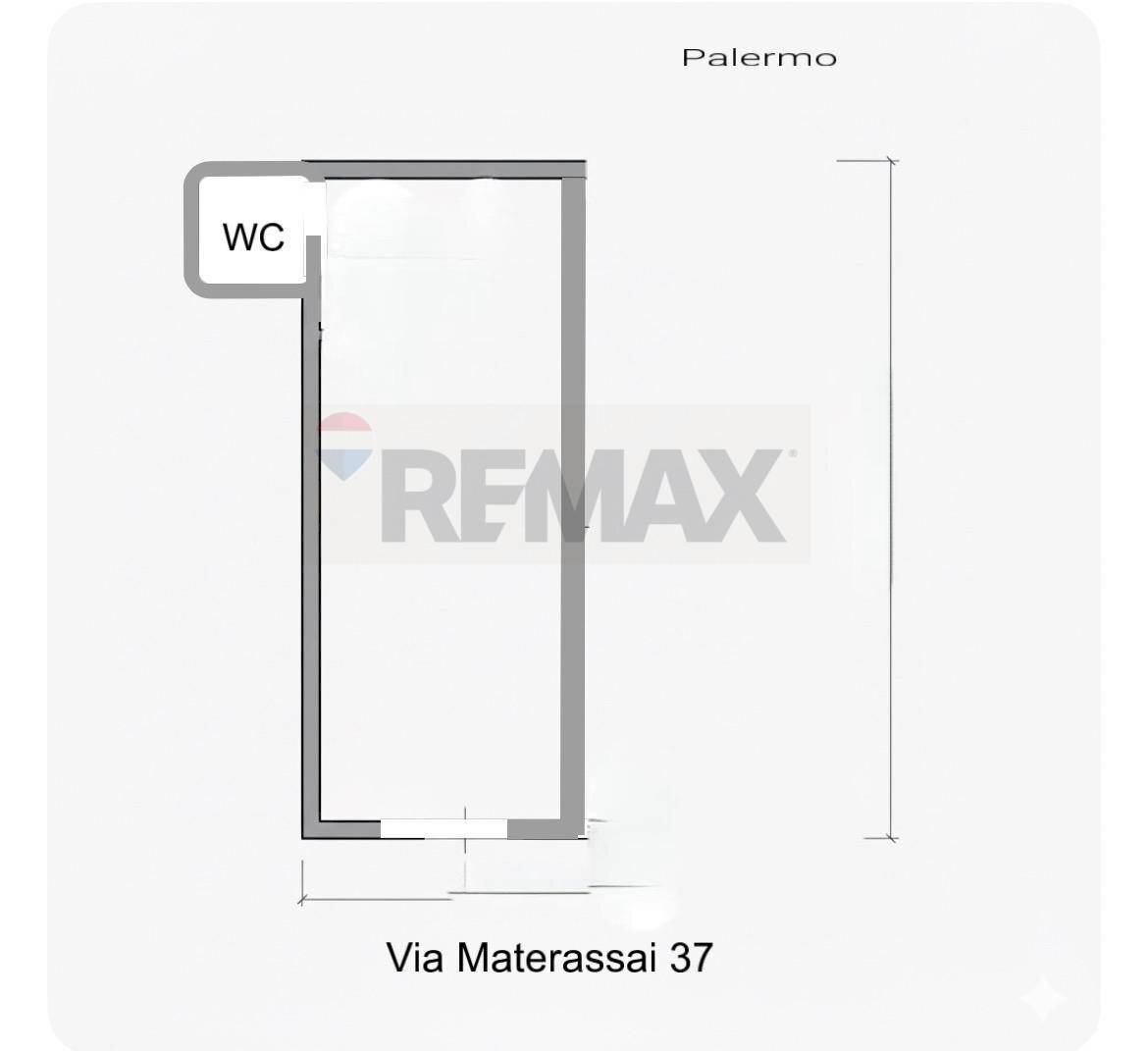 Planimetria - Locale Commerciale VIA MATERASSAI
 
37, Palermo - planimetria 1