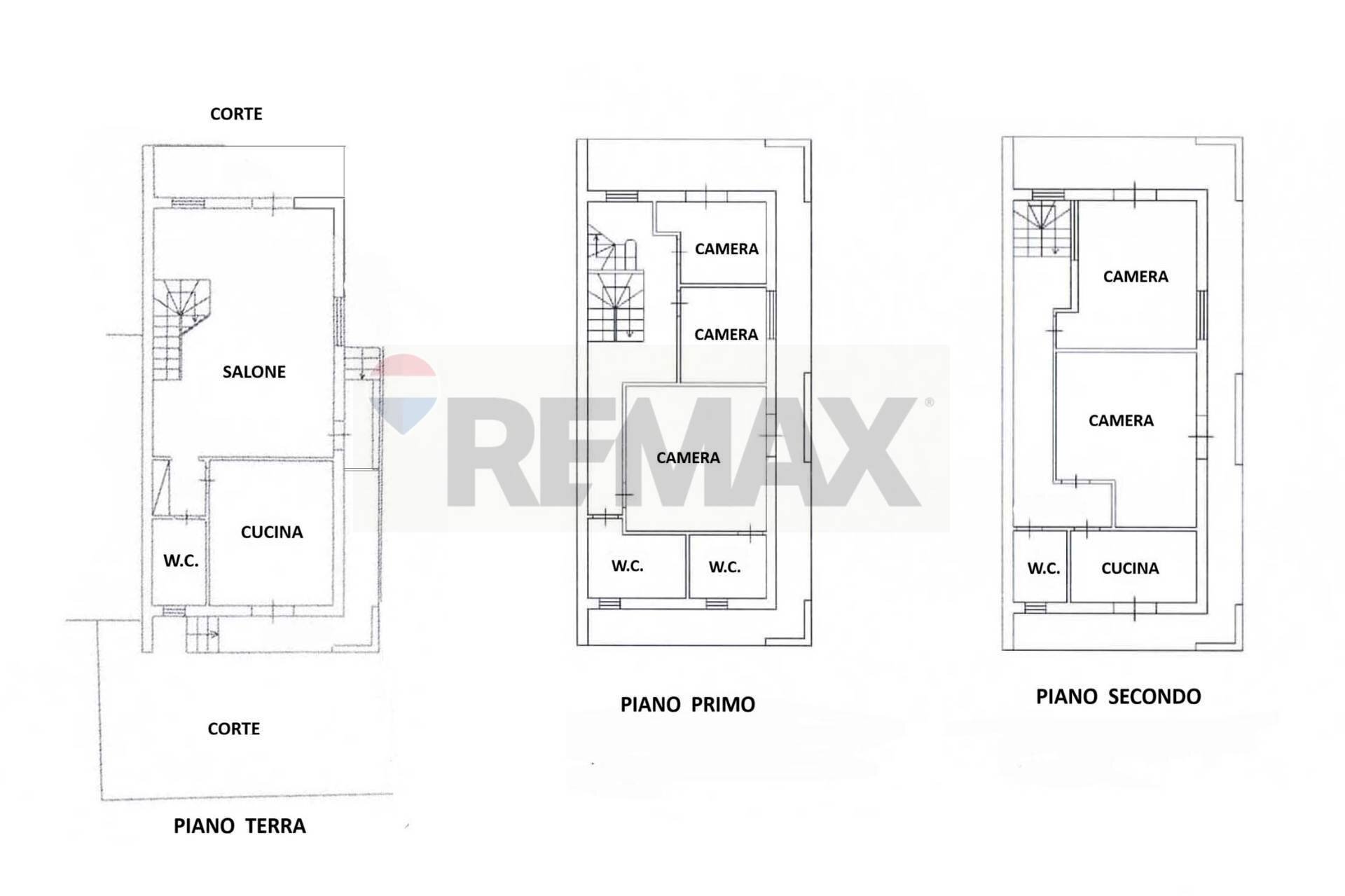 Pianta 2D - Villa Via Sambucia, Palermo - planimetria 1