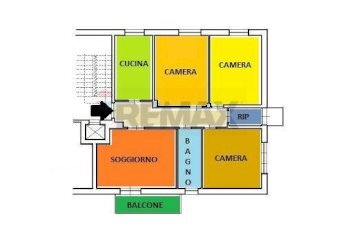 Pianta 2D - Quadrilocale Via di Valle Melaina
 
157, Roma - foto 26