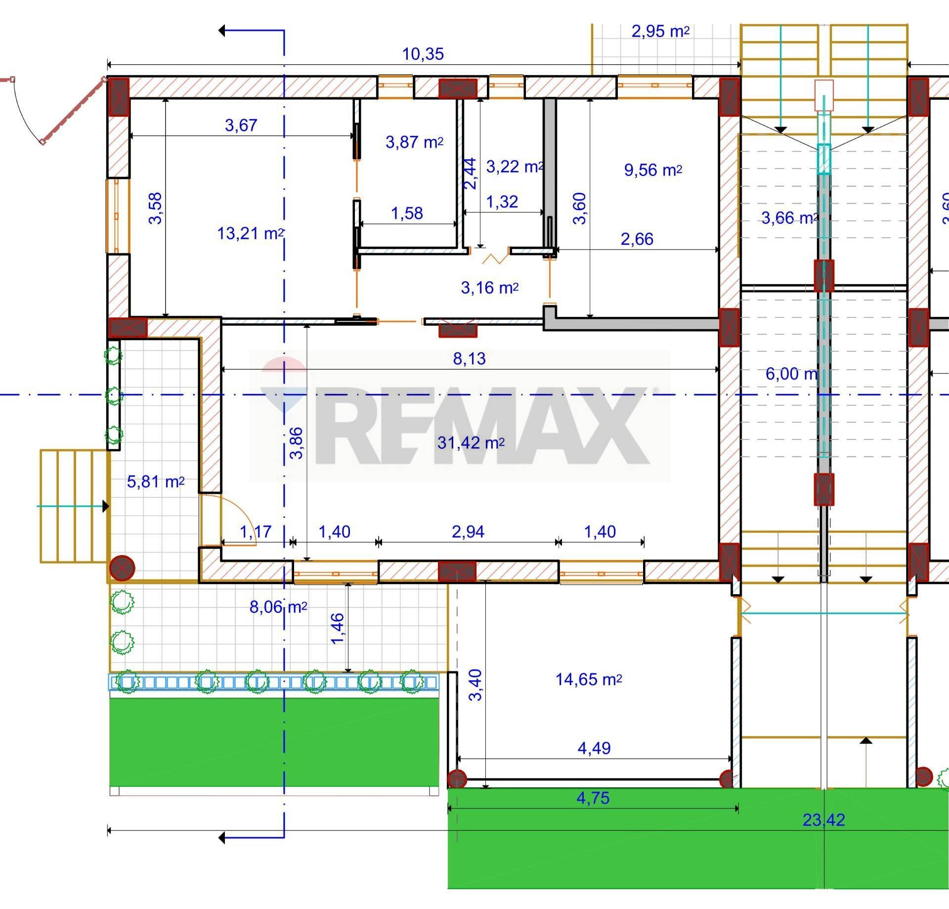 Pianta 2D - Villa a Schiera via vicinale macinanti, Pagani - planimetria 1