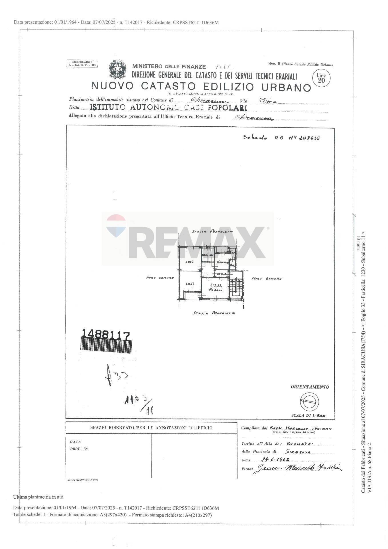 Pianta 2D - Apartment via Francica Nava
 
3, Siracusa - floor plans 1