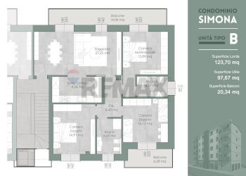 Pianta 2D - Quadrilocale Mozzo - foto 17