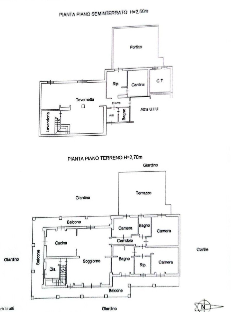 Foto 65 - Villa Via Valle della Quiete, San Mauro Torinese - planimetria 1