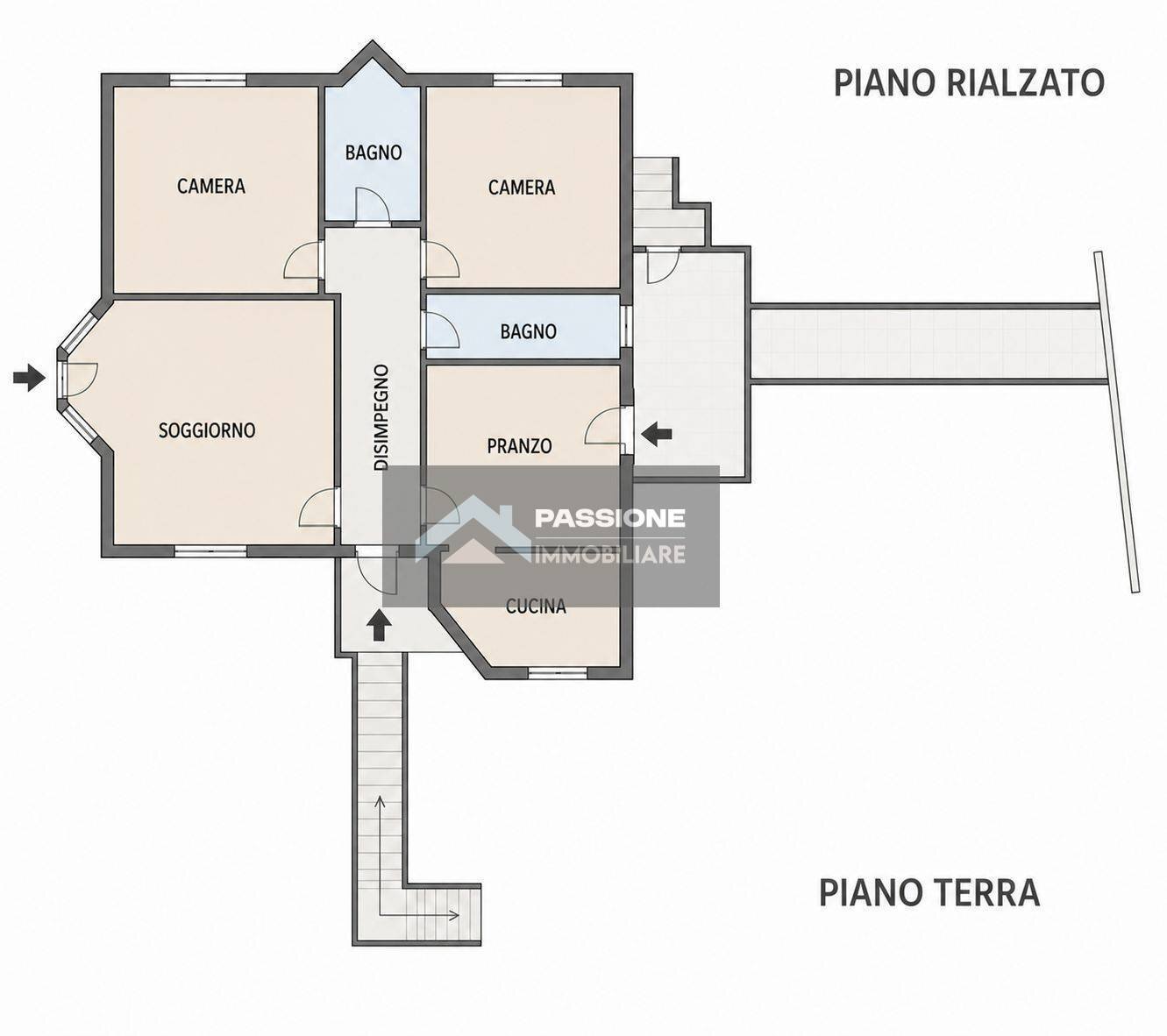 Foto 44 - Three-room apartment Via trieste
 
28, Martinsicuro - floor plans 1