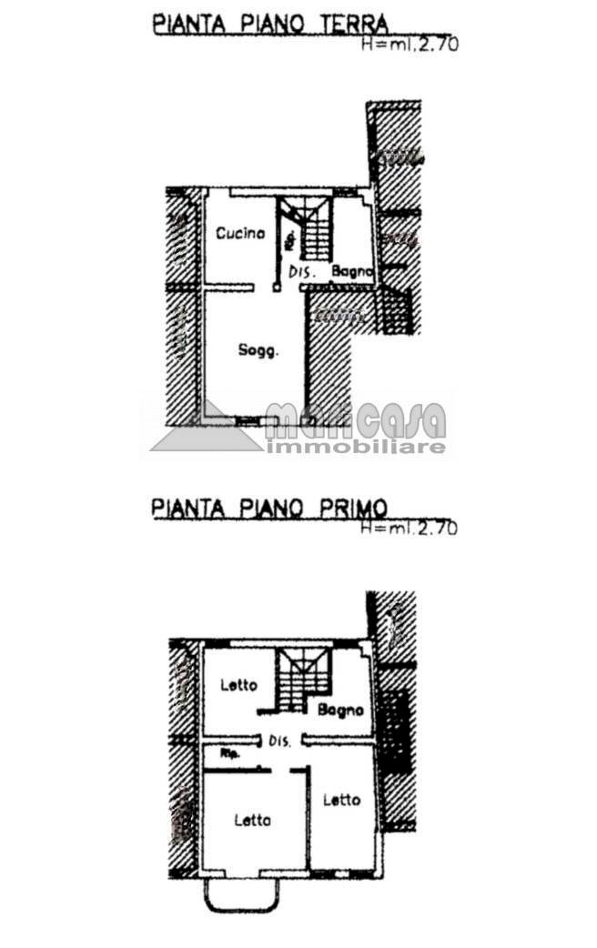 Foto 46 - Villa a Schiera via Ricci, Copparo - planimetria 1