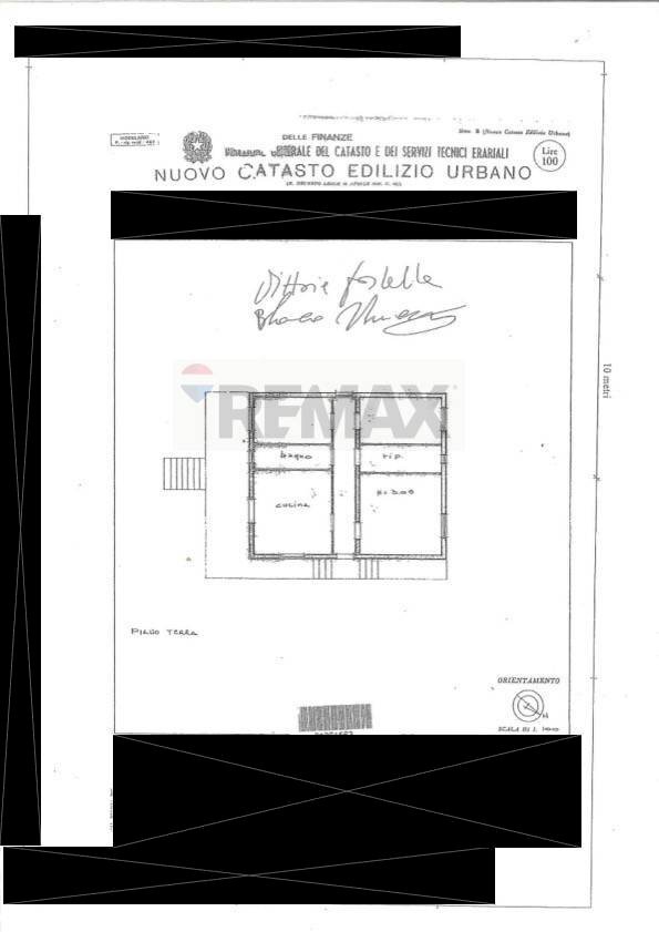 Pianta 2D - Villa Diga Santa Rosalia, Ragusa - floor plans 1