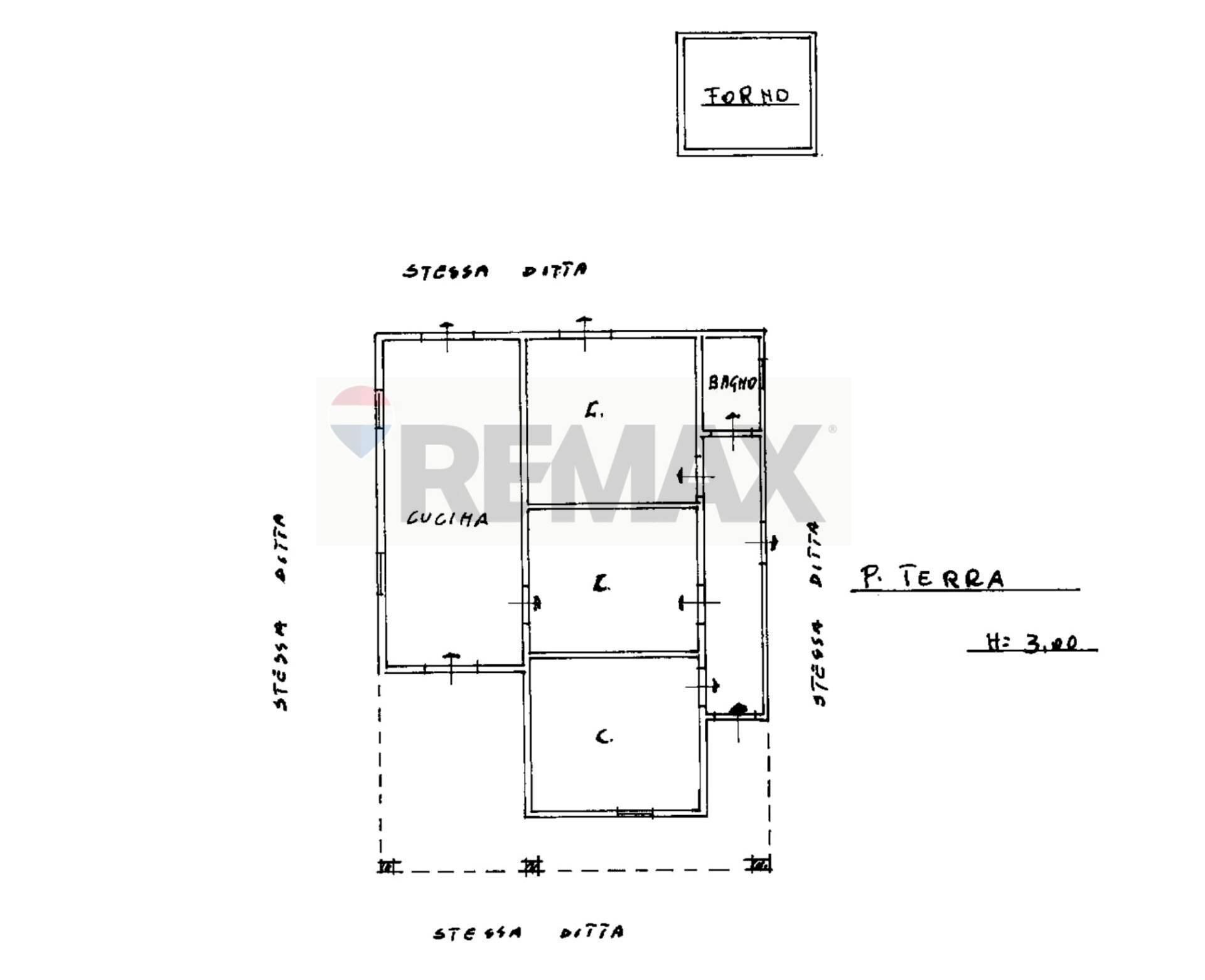 Pianta 2D - Villa C.da Passaneto, Francofonte - floor plans 1