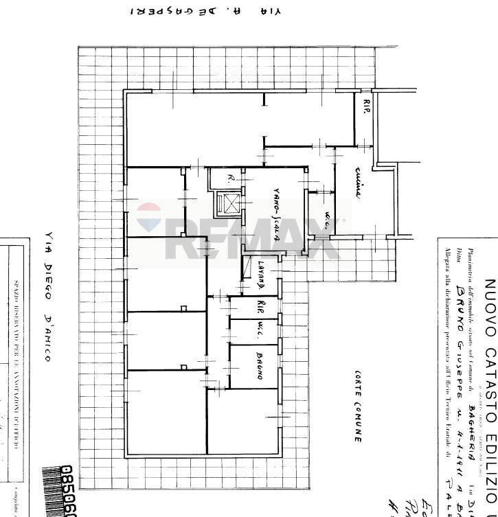 Pianta 2D - Attico Via diego D'Amico
 
53, Bagheria - planimetria 1