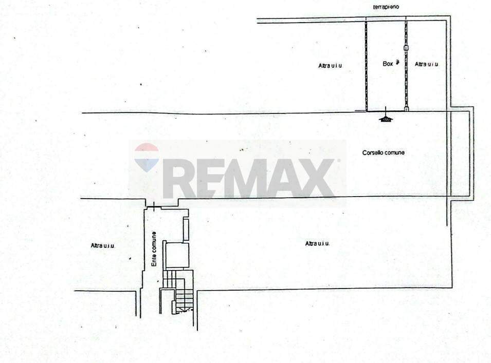 Pianta 2D - Monolocale via Dante
 
15, Cadorago - planimetria 1