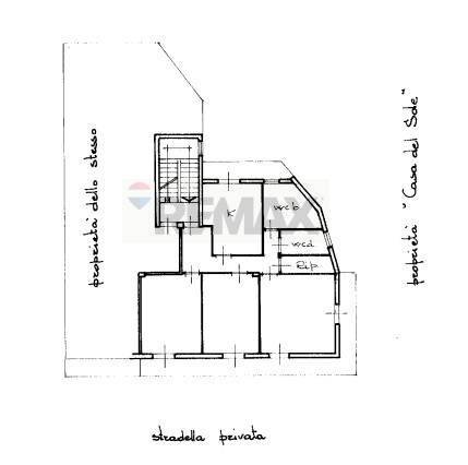 Pianta 2D - Trilocale Via San Isidoro
 
39/a, Palermo - planimetria 1