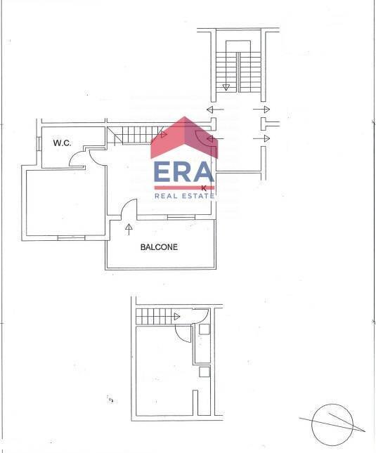 Planimetria - Three-room apartment Via Quadrelle
 
42, Roma - floor plans 1