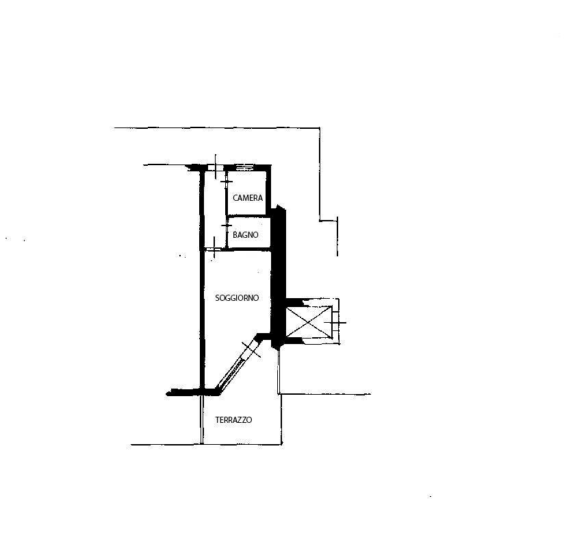 Foto 16 - Two-room apartment Via Aurelia Levante
 
19, Ospedaletti - floor plans 1