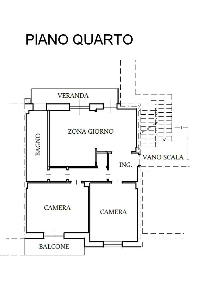 Three-room apartment Via Savigliano, Costigliole Saluzzo - floor plans 1